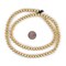The Bead Chest Ethiopian Brass Saucer Beads, Large Hollow Handmade Bicone Lightweight Crafts Supplies for Jewelry Making (8mm)